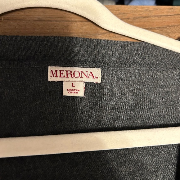Merona Cardigan. Size Large. Gray - Picture 5 of 6